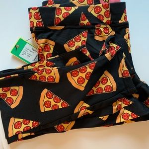 NWT Tipsy Elves Pizza Leggings